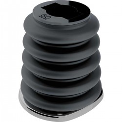 Rubber spring with pulley...