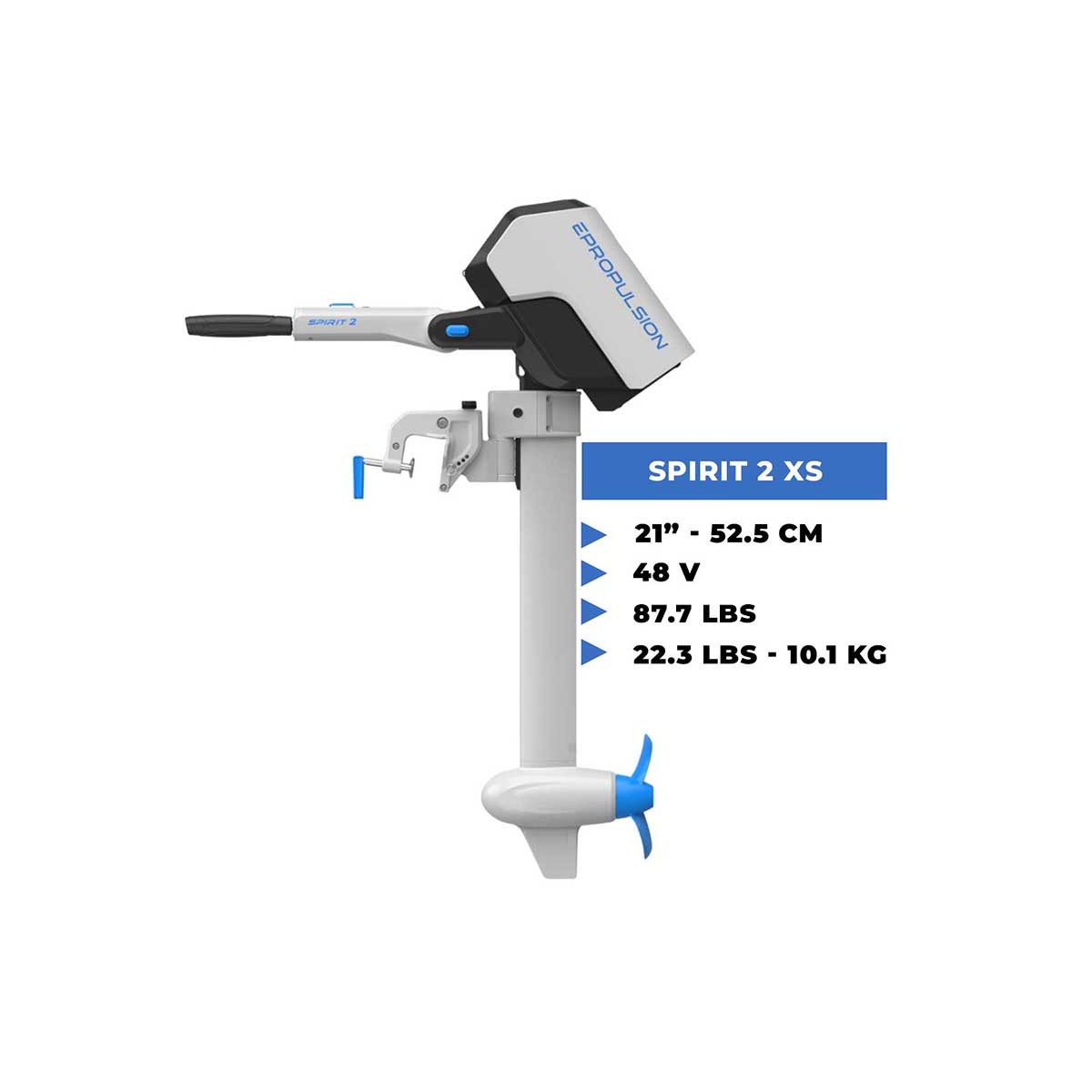 Moteur électrique arrière Spirit 2 avec barre franche XS