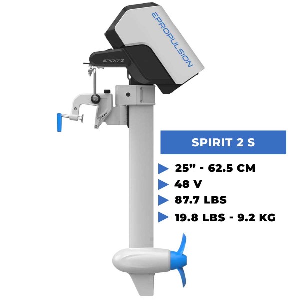 Motore elettrico posteriore Spirit 1.0 Evo con comando a distanza - N°2 - comptoirnautique.com