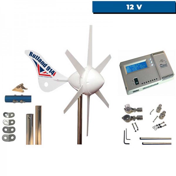 Kit aerogenerador Rutland 914i con regulador HRDi - N°2 - comptoirnautique.com