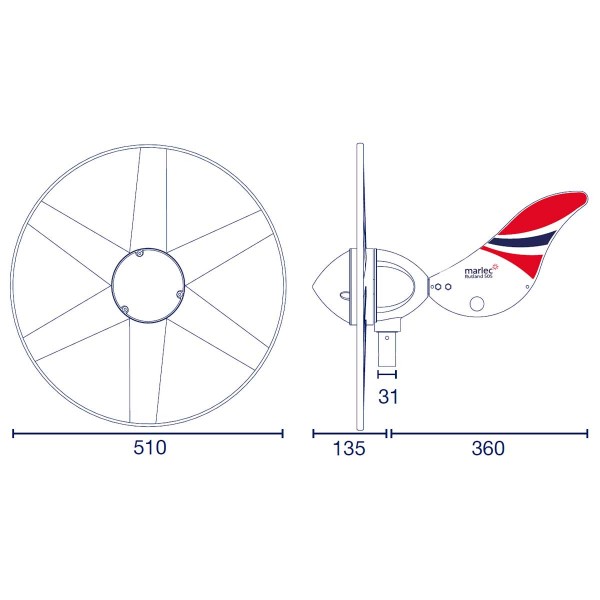 Turbina eólica Rutland 504 12V - N°3 - comptoirnautique.com