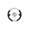 Black/silver Skipper steering wheel