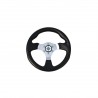Polyurethane boat steering wheel Ø 300 mm, 3 stainless steel spokes