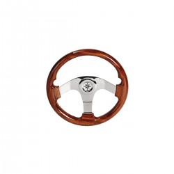 Mahogany boat steering...