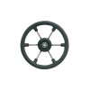 Polyurethane boat wheel Ø 340 mm, 6 stainless steel arms - N°1 - comptoirnautique.com