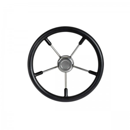 Volant à branches en inox noir Ø 400 mm