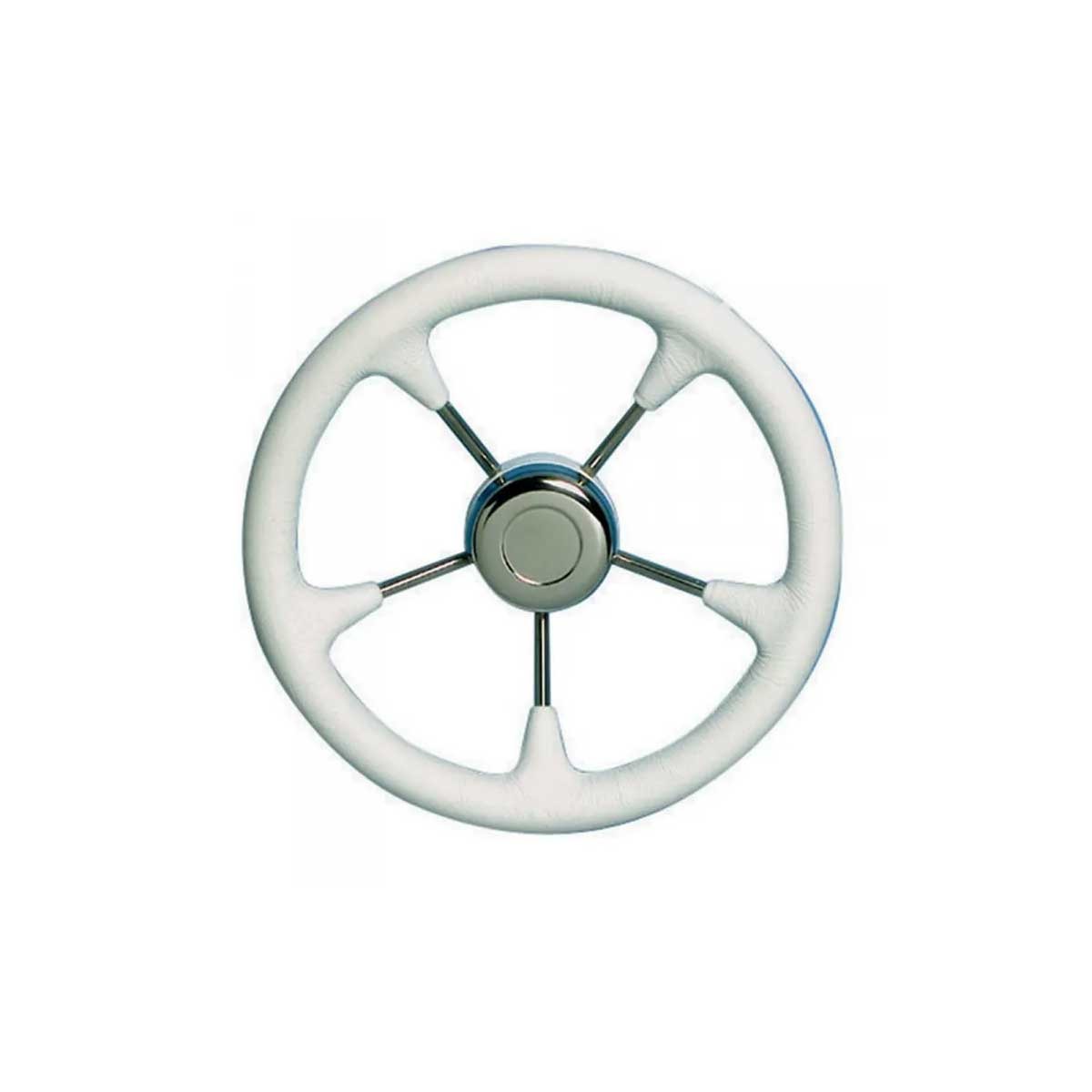 Volant en polyuréthane blanc avec branches inox