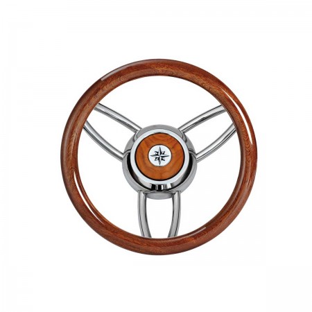 Volant Blitz avec couronne en acajou poli