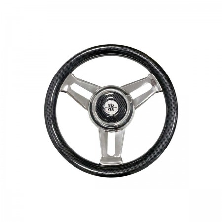 Volant T30 carbone à branches inox