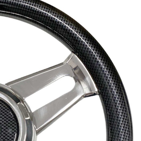 T30 Carbon-Lenkrad mit Edelstahl-Speichen - N°2 - comptoirnautique.com