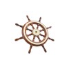 Ruota per barca in mogano Ø 370 mm 8 raggi - N°2 - comptoirnautique.com