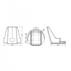 Schale Compact Polyethylen...