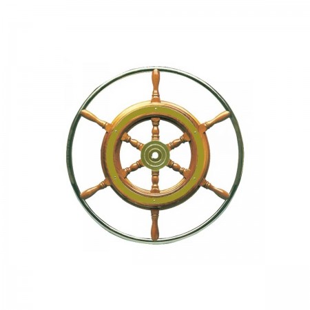 Barre à roue avec cerclage externe en inox Ø 52 cm