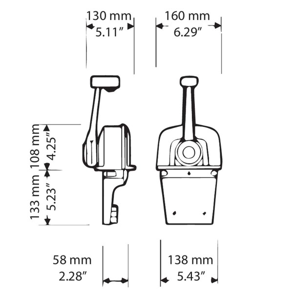 Single lever control-B73 - N°2 - comptoirnautique.com