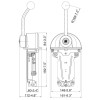Caixa de comando de alavanca única-Alavanca dupla-função B301 - N°2 - comptoirnautique.com