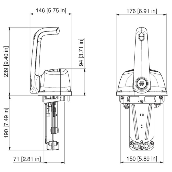 Steuergerät bi-Funktion B501 - N°2 - comptoirnautique.com