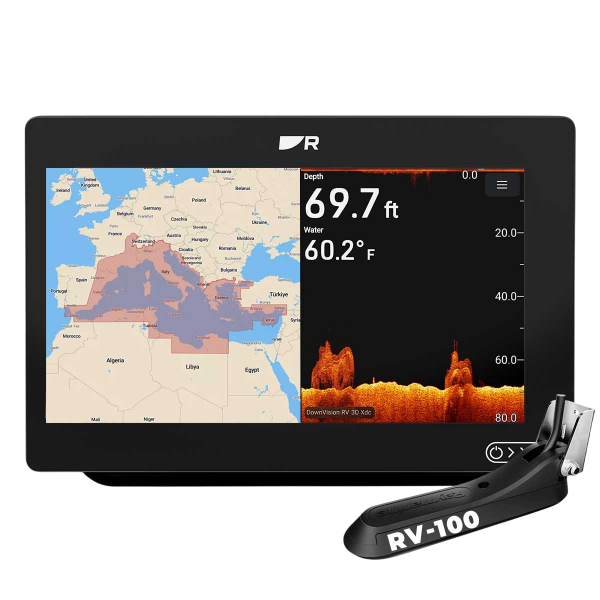 Axiom 2 9" RV 3D lighthouse méditerranée + sonde RV100 - N°9 - comptoirnautique.com