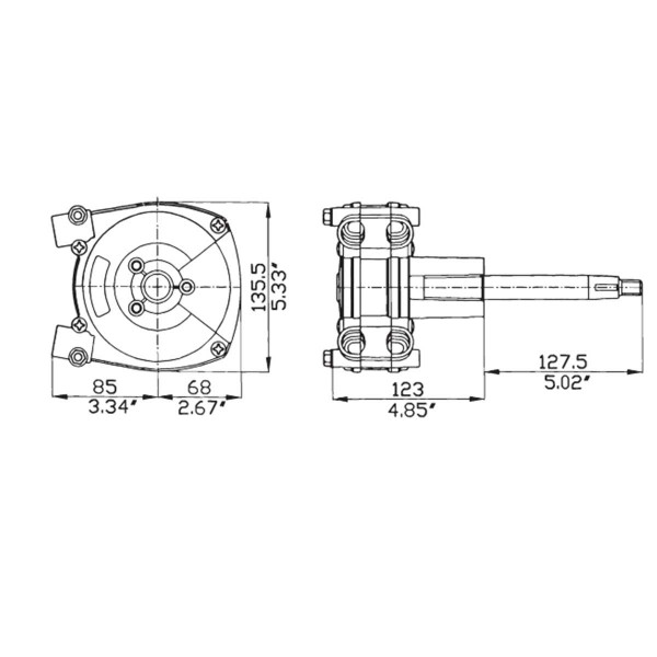 Scatola dello sterzo T72FC - N°3 - comptoirnautique.com