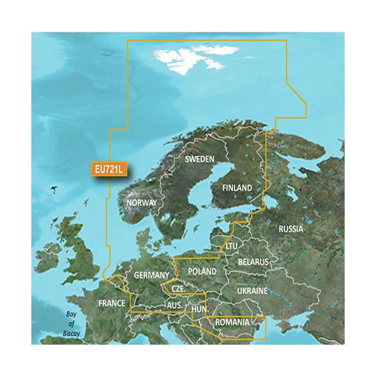 CARTE BLUECHART G3 VISION LARGE VEU721L