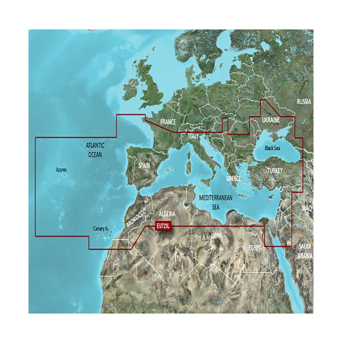 CARTE BLUECHART G3 VISION LARGE VEU723L