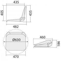 Siège rabattable...