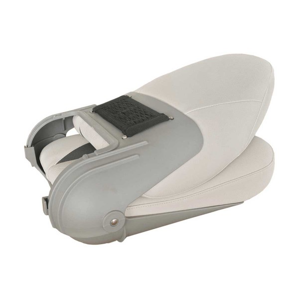 Siège confort avec dossier haut rabattable gris replié - N°5 - comptoirnautique.com