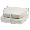 Siège bateau de luxe avec dossier rabattable blanc replié - N°2 - comptoirnautique.com