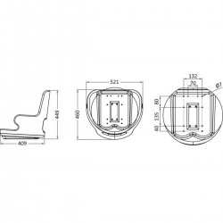 Polyethylene seat shell