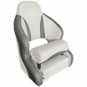 Sedile anatomico imbottito e ribaltabile H52 grigio