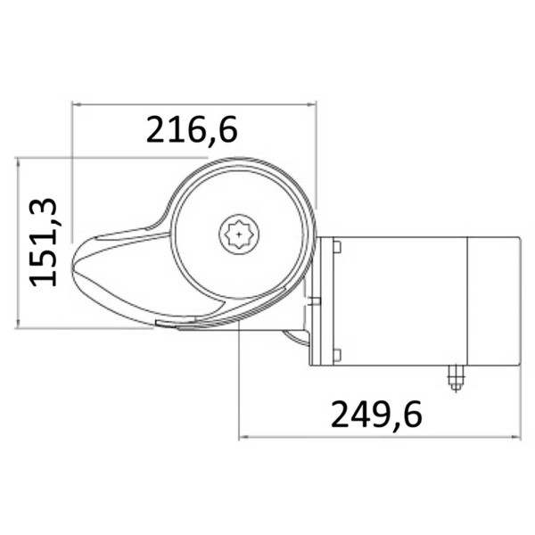 Molinete vertical Smart Plus 1000 W 24 V - N°2 - comptoirnautique.com