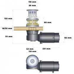 Vertikale Ankerwinde Smart R1