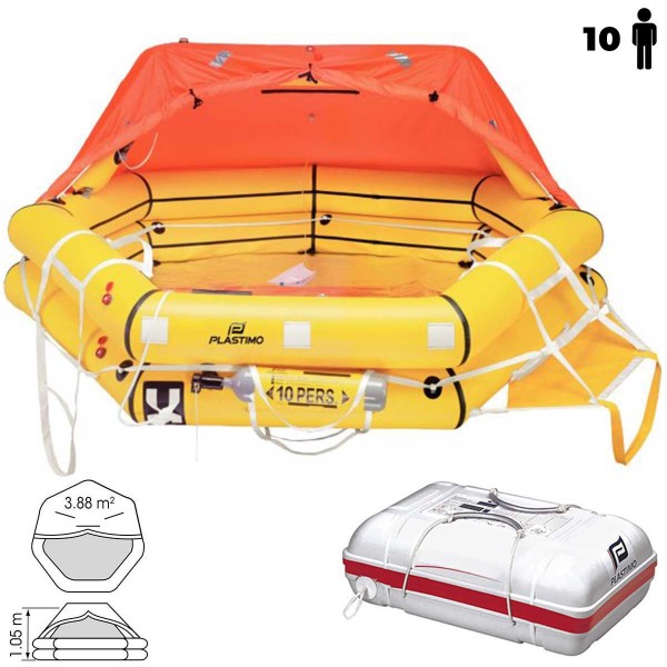 ISAF/OSR Transocean life raft with light equipment -24H - N°4 - comptoirnautique.com