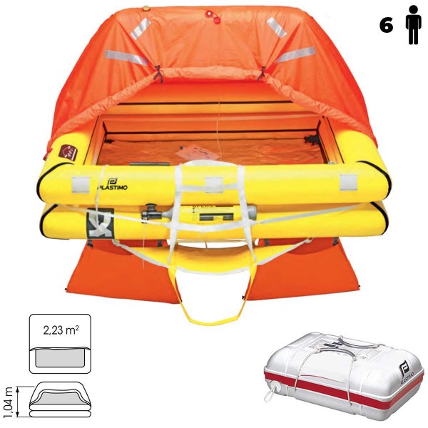 Zattera di salvataggio costiera Ibiza (barca spagnola) - N°5 - comptoirnautique.com