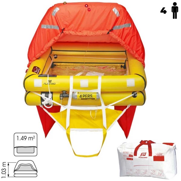 Zattera di salvataggio costiera Ibiza (barca spagnola) - N°8 - comptoirnautique.com