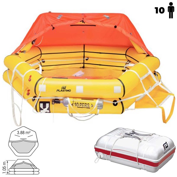 ISAF/OSR Transocean life raft with full equipment +24H - N°7 - comptoirnautique.com
