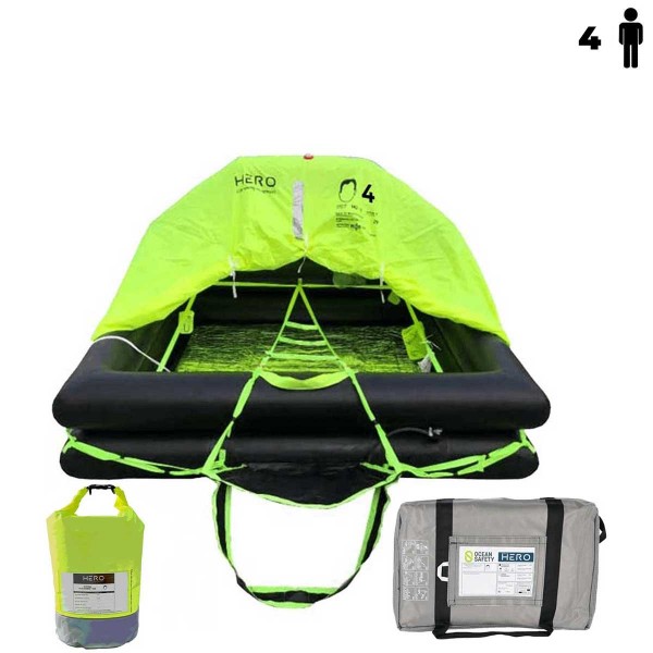 Hochsee-Survivalfloß Compact mit voller Bewaffnung +24H - N°2 - comptoirnautique.com