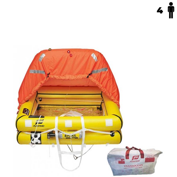 Balsa salvavidas Transocean para aguas profundas con armamento completo +24H - N°3 - comptoirnautique.com
