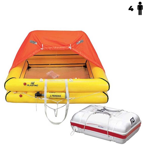 Radeau de survie côtier Coastal 4 personnes container - N°2 - comptoirnautique.com