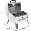 Beach Fire portable rectangular barbecue - N°6 - comptoirnautique.com