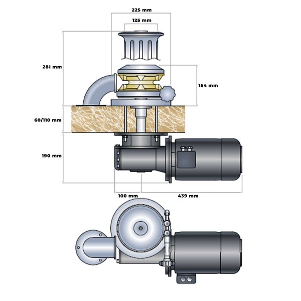 Star Plus vertical windlass - N°2 - comptoirnautique.com