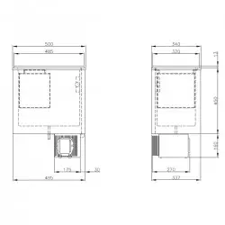 Réfrigérateur Congélateur BI41 dimensions