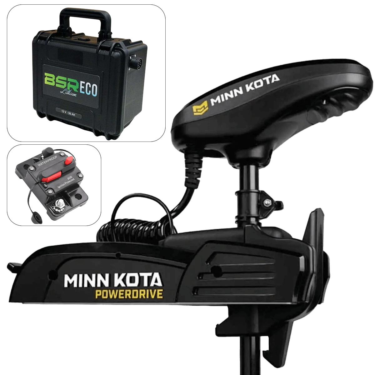 Pack moteur avant POWERDRIVE 45 Lbs + Batterie Eco 12V-50A BSR