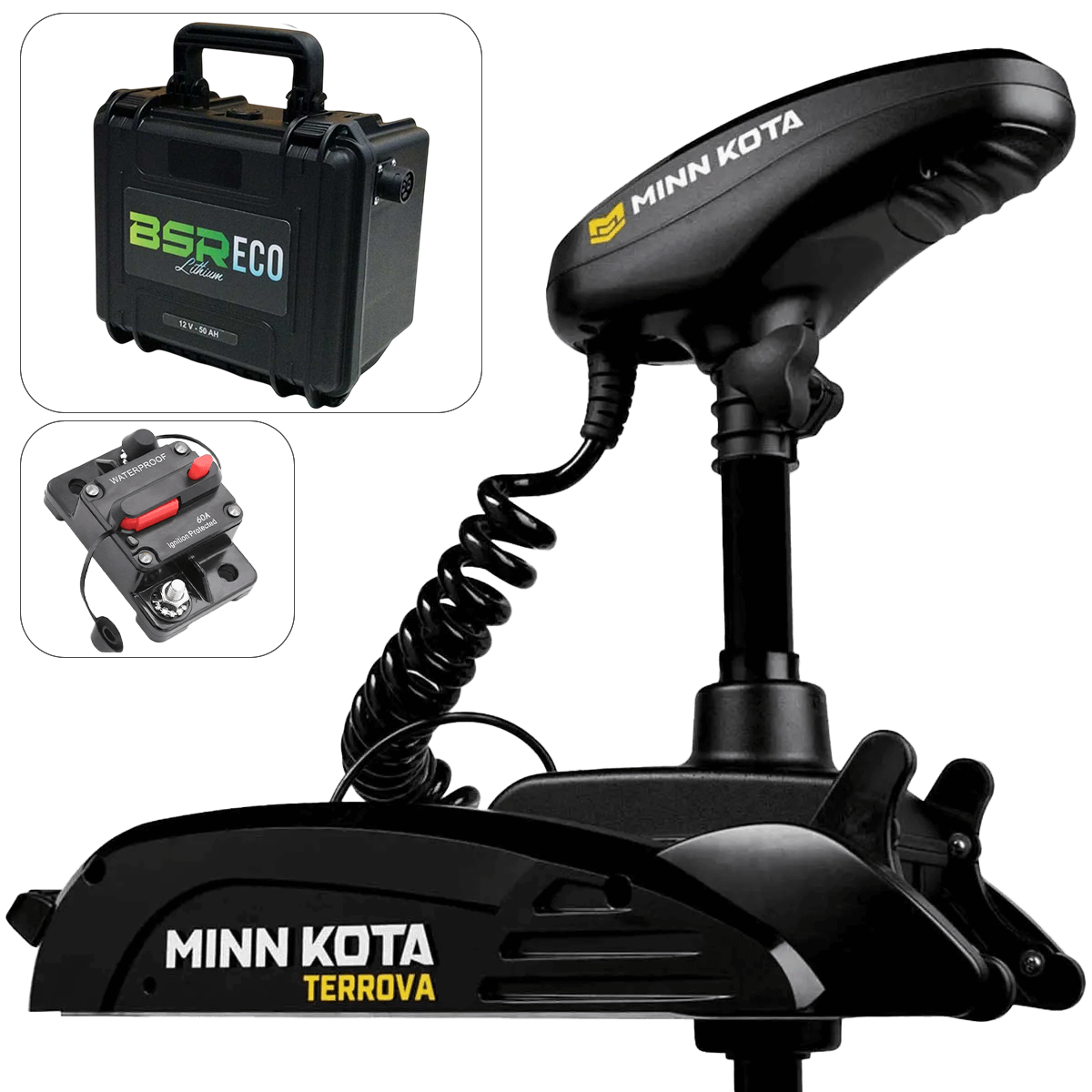 Pack moteur avant TERROVA 55 Lbs GPS + Valise BSR Eco G2 12V