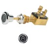 Luz de consola cromada com cordão de puxar e interrutor utilitário - N°1 - comptoirnautique.com