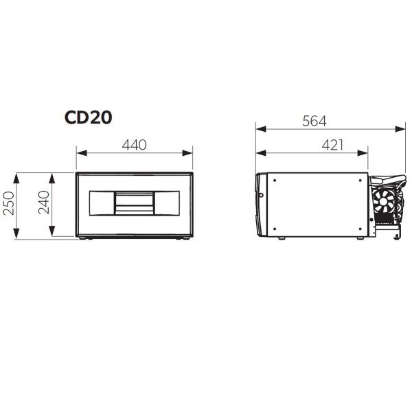 Kühlschrank mit Schublade CoolMatic CD - N°3 - comptoirnautique.com