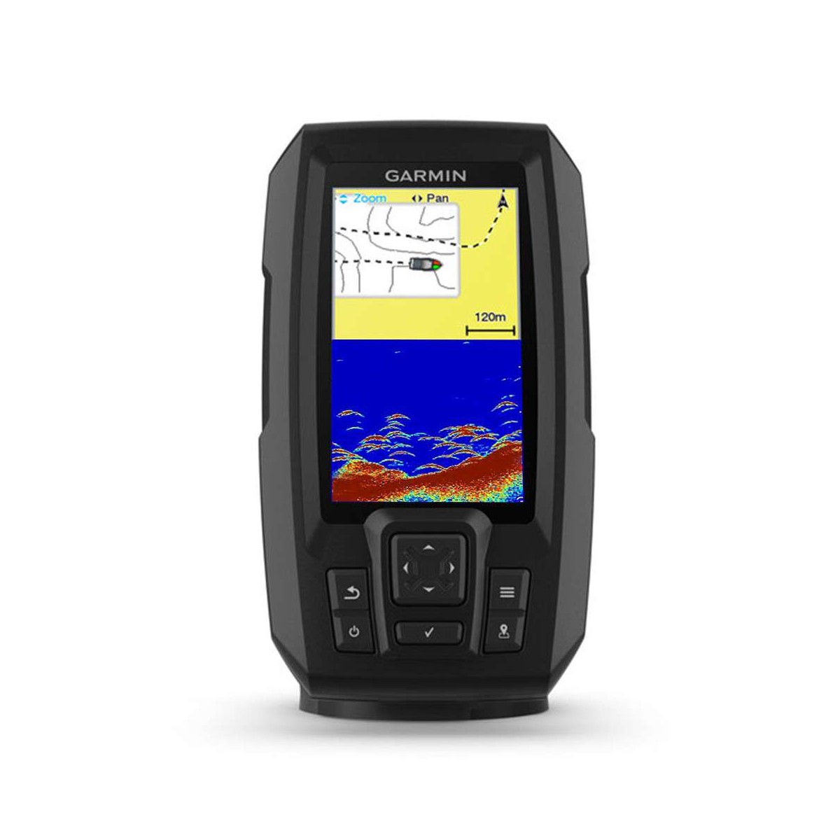 Sondeur De Pêche Garmin Striker 4 Avec Transducteur Double Et Support - Occasion