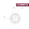 Pignone motore dentato - N°1 - comptoirnautique.com