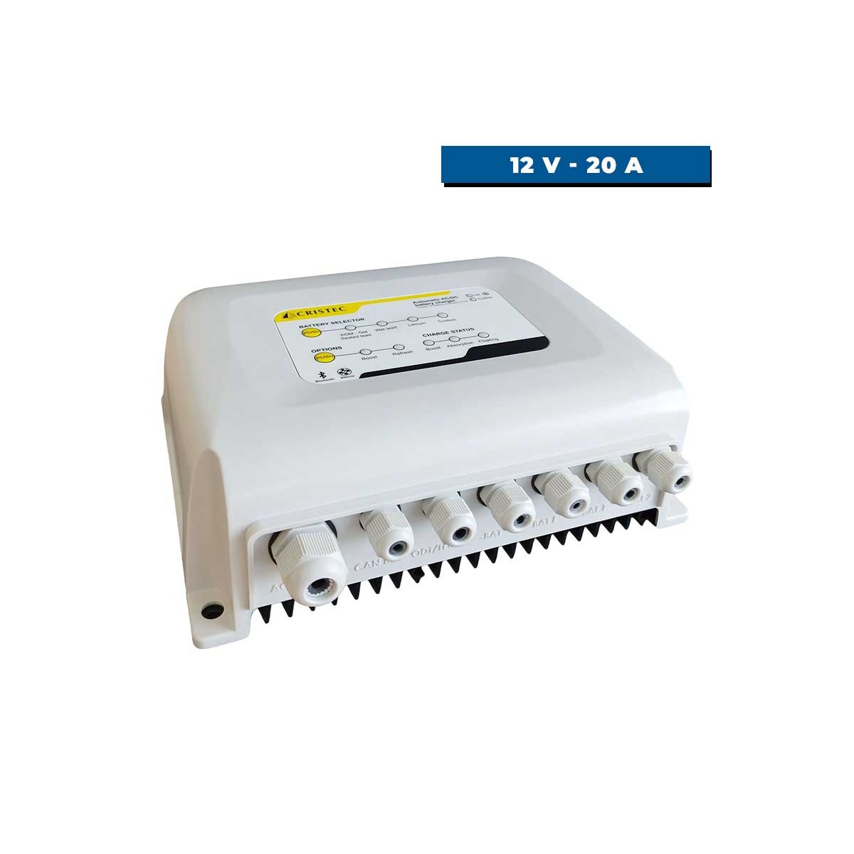 Chargeur de batterie Ypower+ 12V IP65 12V - 20A