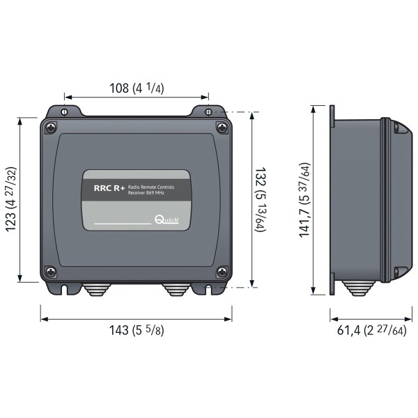 R04 4-Channel Radio Control Receiver - N°2 - comptoirnautique.com