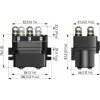 Boîtier relais inverseur T6415-24V 3500W dimensions - N°2 - comptoirnautique.com